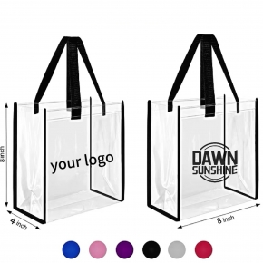 Custom Waterproof PVC Clear Tote Bag