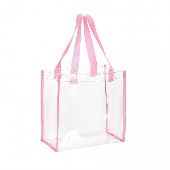 Custom Waterproof PVC Clear Tote Bag