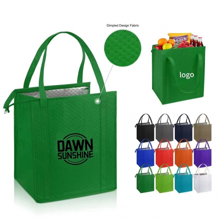 Zipper Insulated Tote Bags