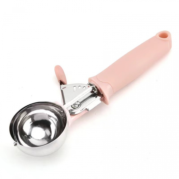 Ejected Stainless Steel Ice Cream Spoon Scoop