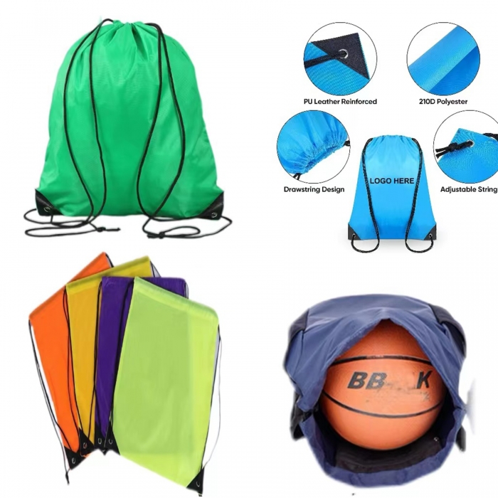 Large Nylon Waterproof Drawstring Sportpack