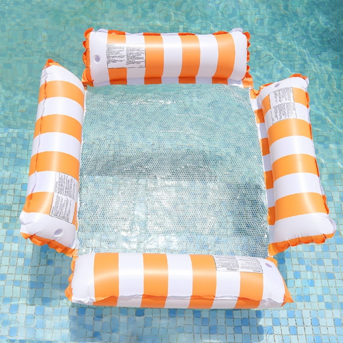 Floating Inflatable Stripe Water Hammock