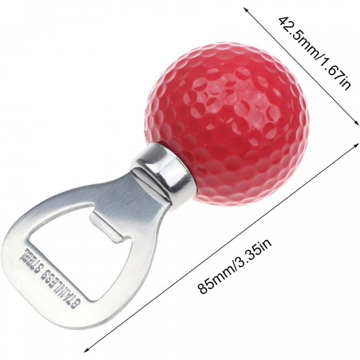 Colourful Golf Ball Shaped Beer Bottle Opener