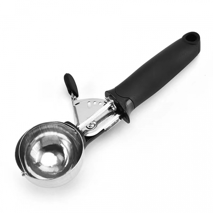 Ejected Stainless Steel Ice Cream Spoon Scoop