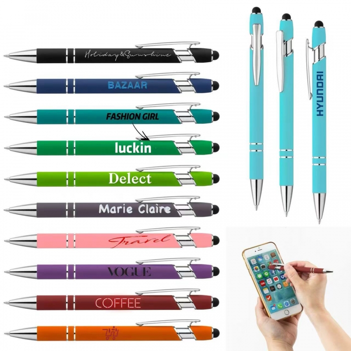 Soft-Touch Metal Ballpoint Pen