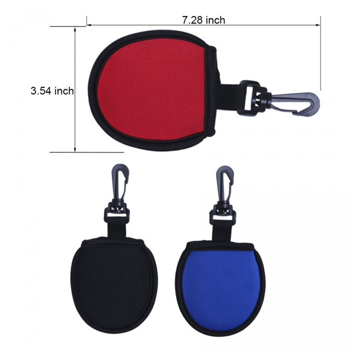 Golf Ball Cleaning Pouch with Clip