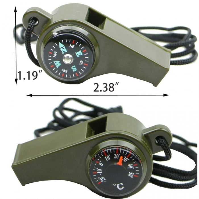 3-in-1 Emergency Survival Whistle