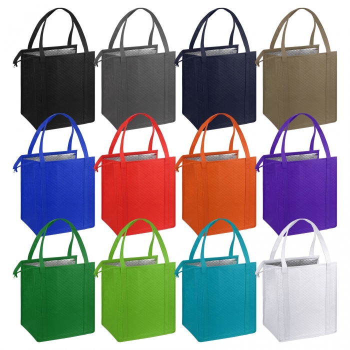 Zipper Insulated Tote Bags