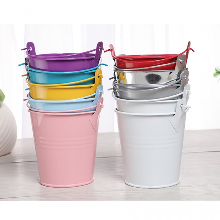 Christmas Buckets With Handle