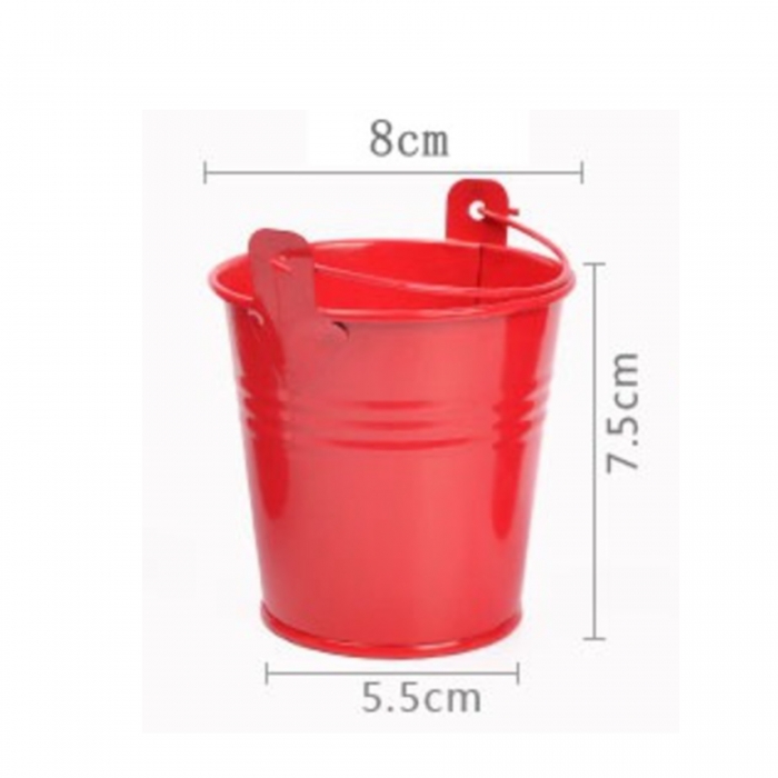 Christmas Buckets With Handle