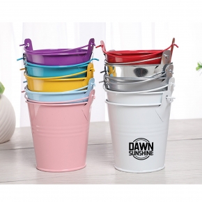 Christmas Buckets With Handle