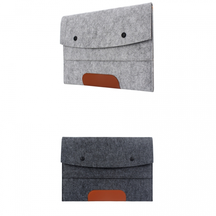 Clamshell Felt Laptop Sleeve