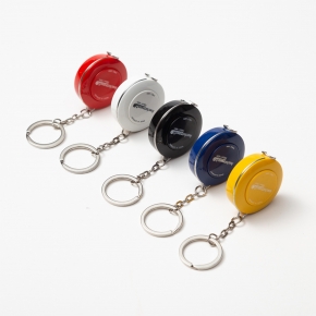 Mini Round Tape Measure Key Chain