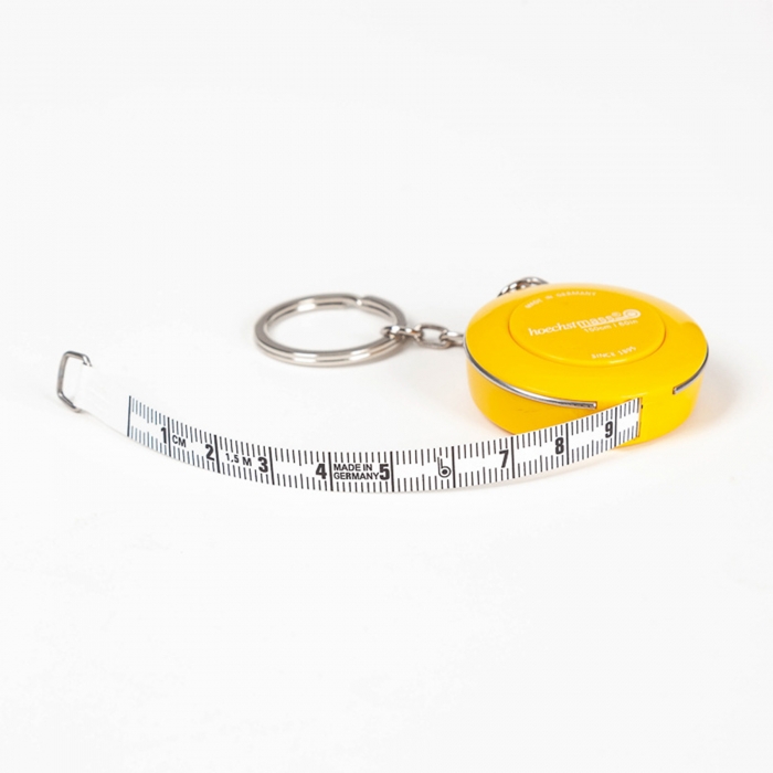 Mini Round Tape Measure Key Chain