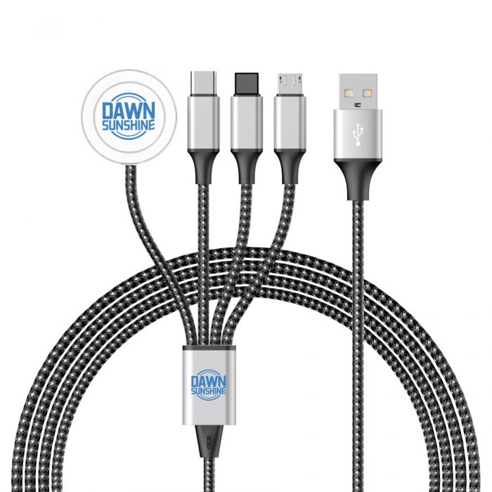 4 in 1 Portable Smart Charging Cable