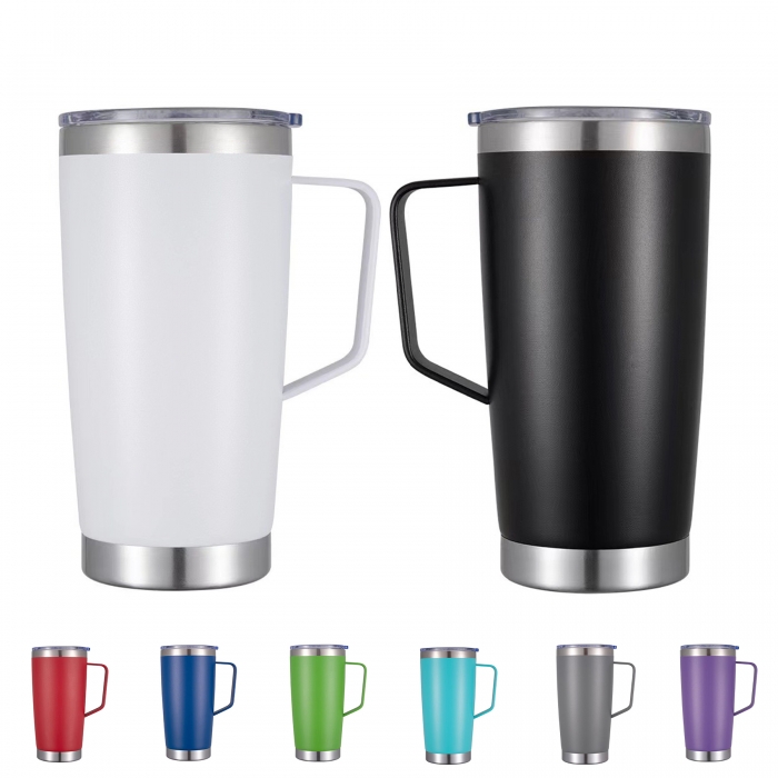 20 Oz. Stainless Steel Tumbler w/Handle