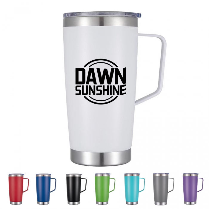 20 Oz. Stainless Steel Tumbler w/Handle