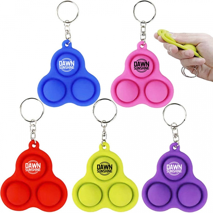 Push Pop Bubble Keychain