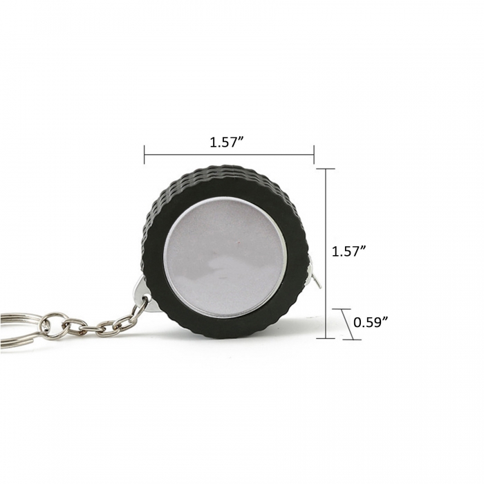 Tire Tape Measure Keychain