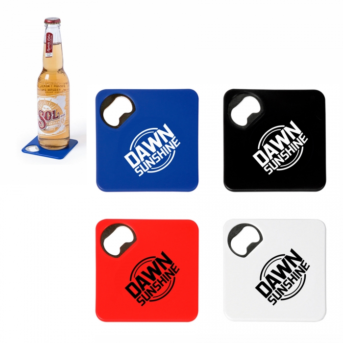 Coaster with Bottle Opener