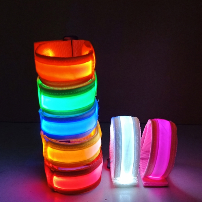 Flashing LED Nylon Bracelet