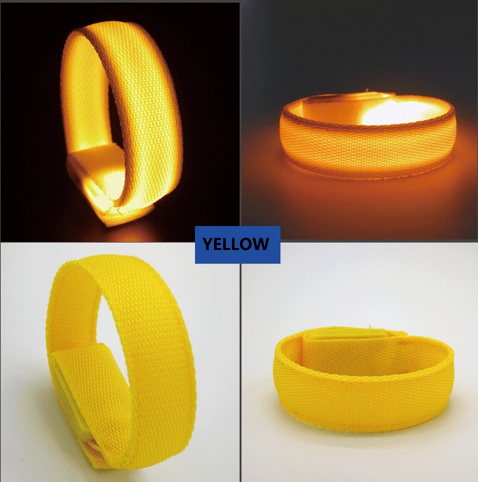 Flashing LED Nylon Bracelet