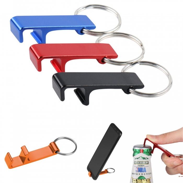 Aluminum Bottle Opener with Phone Stand