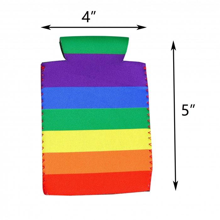 Neoprene Collapsible Rainbow Can Cooler