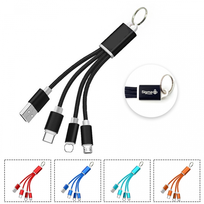 Charging Cable Keychain