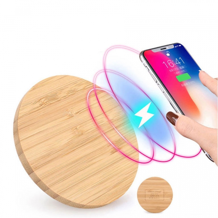 Bamboo Wireless Charger Pad