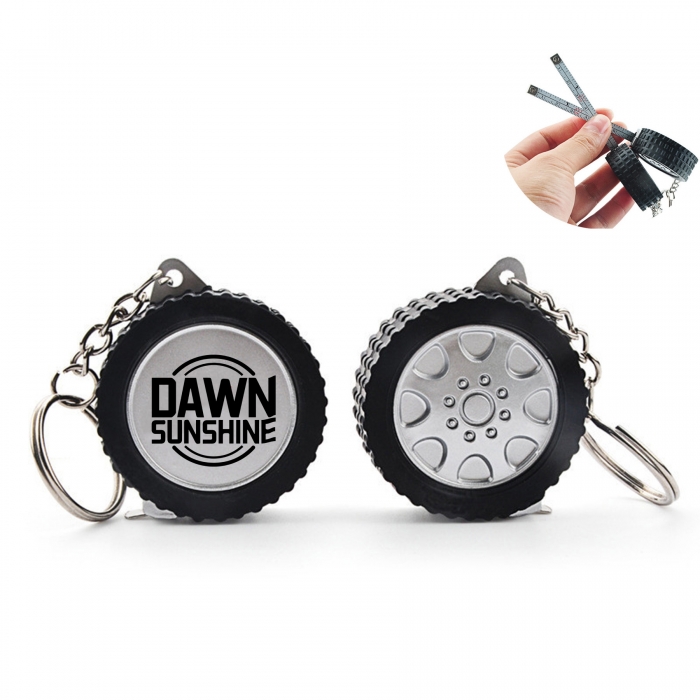 Tire Tape Measure Keychain