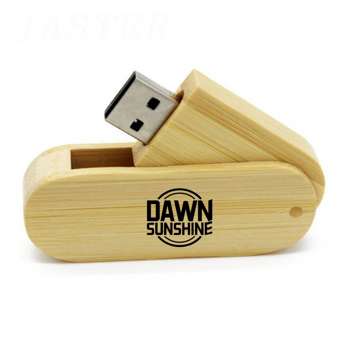 Natural Bamboo Eco-Friendly USB Flash Drives