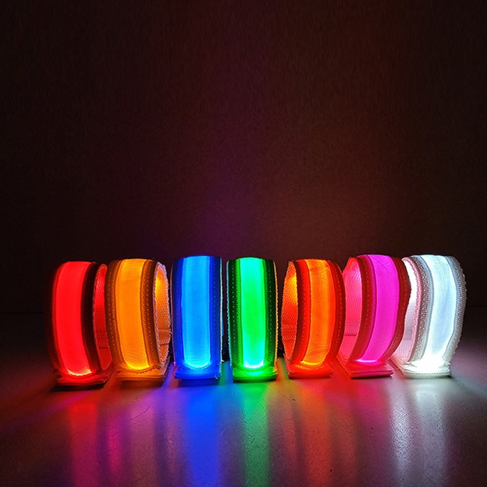 Flashing LED Nylon Bracelet