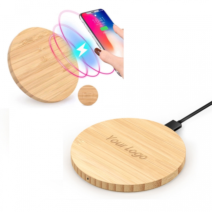 Bamboo Wireless Charger Pad