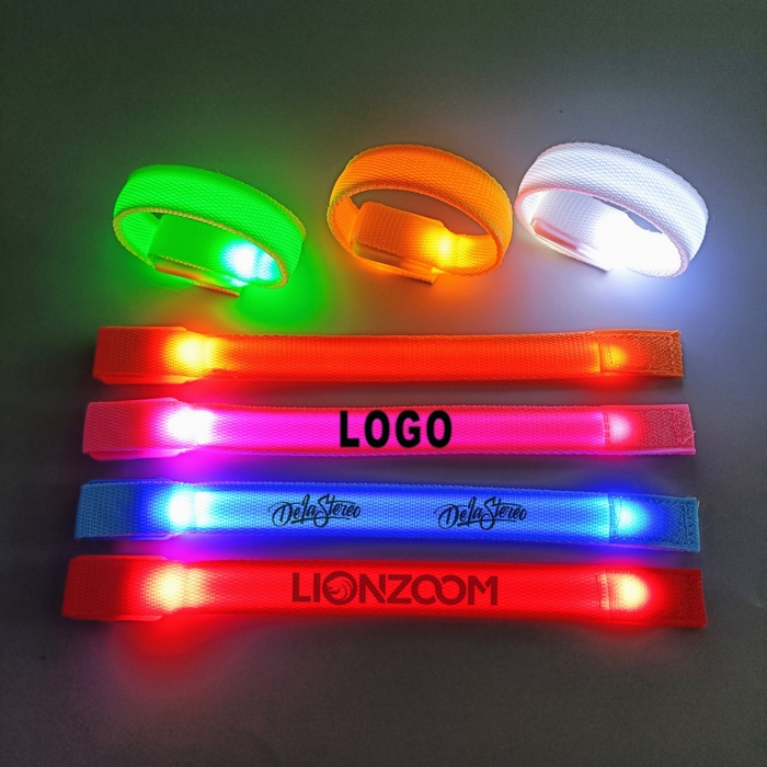 Flashing LED Nylon Bracelet