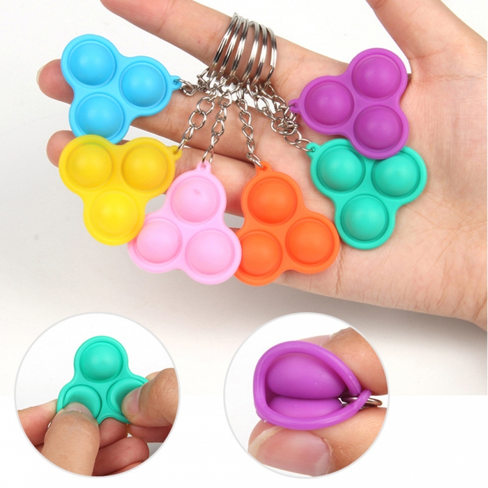 Push Pop Bubble Keychain