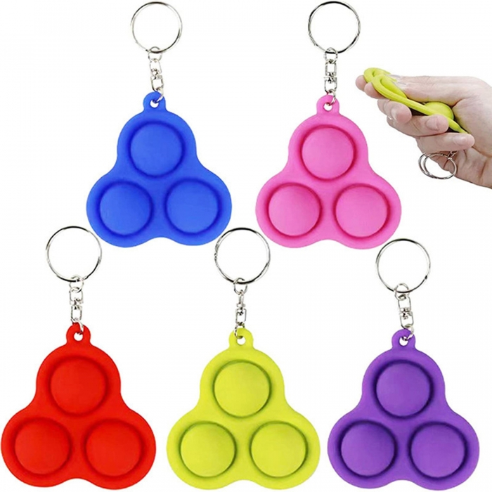 Push Pop Bubble Keychain