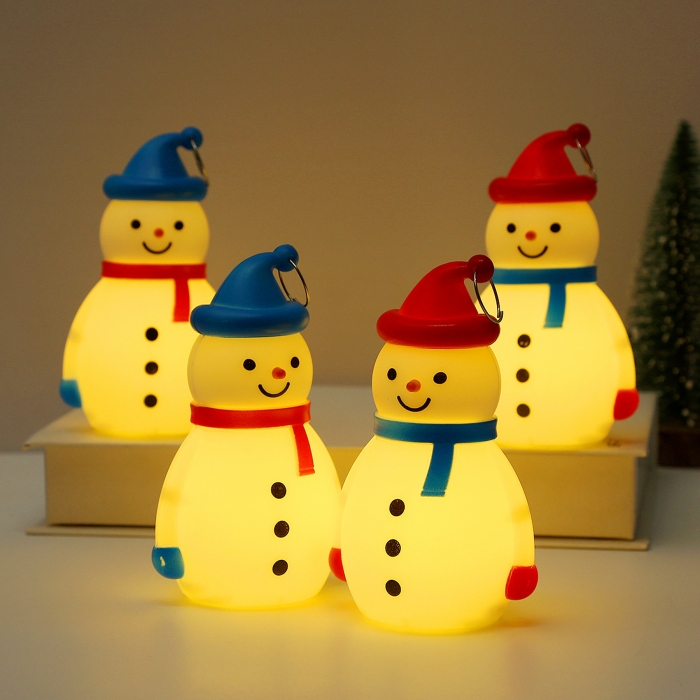 Christmas Snowman LED Light With Keyring