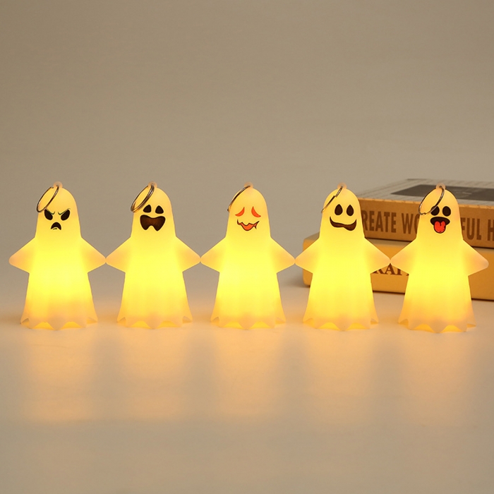 Halloween Ghost LED Light With Keyring