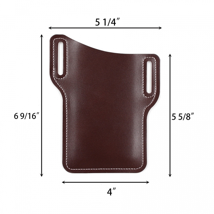 Cell Phone Leather Belt Pouch