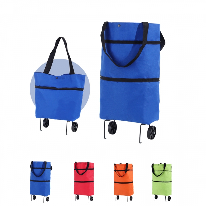 Foldable Shopping Bag With Wheels