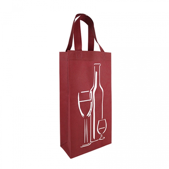 Wine Tote Bag - 2 Bottle Non-Woven Tote Bag (6