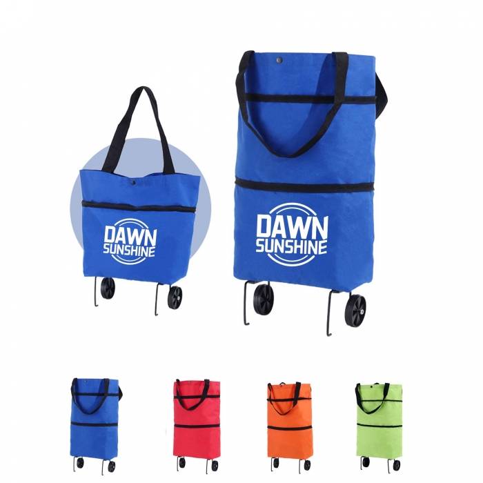 Foldable Shopping Bag With Wheels