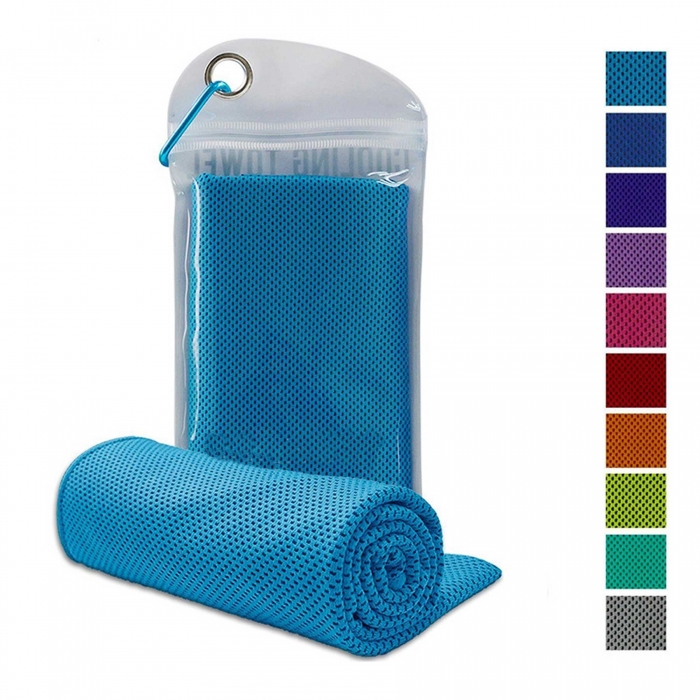 Soft Breathable Chilly Towel With Carabiner Clip31