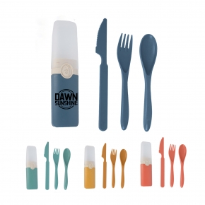 Portable Wheat Straw Cutlery