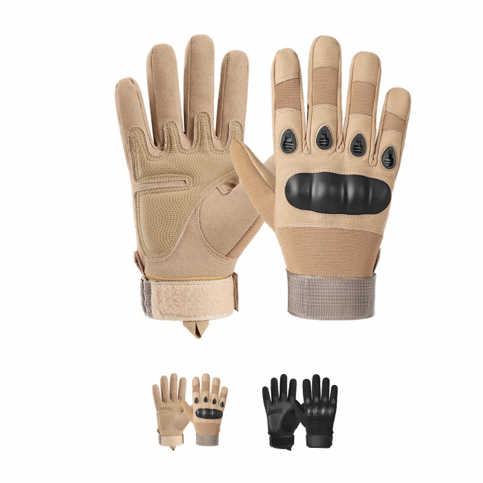 Mens Outdoor Full-finger Motorcycle Gloves