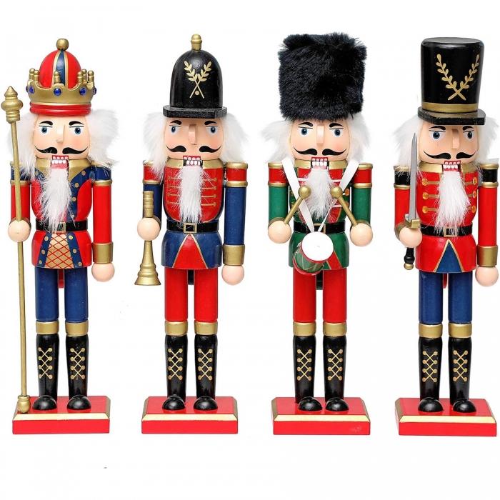 Traditional Painted Wooden Nutcracker Soldier Doll