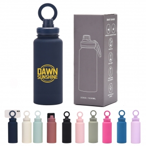 32 Oz Water Bottle w/ Magnetic Phone Holder