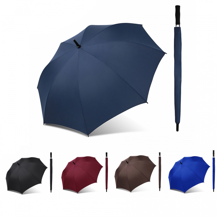 Automatic Windproof Vented Umbrella w/Cover