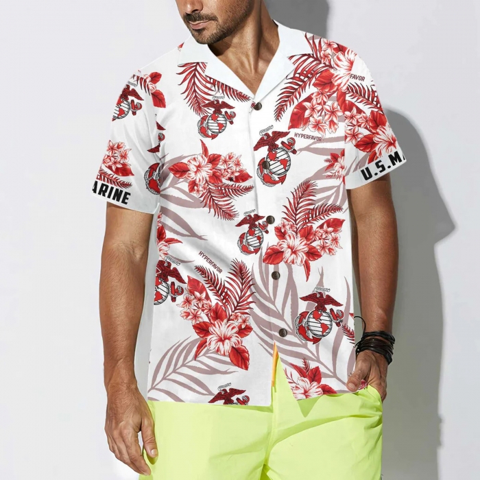 All-over Print Hawaiian Shirt